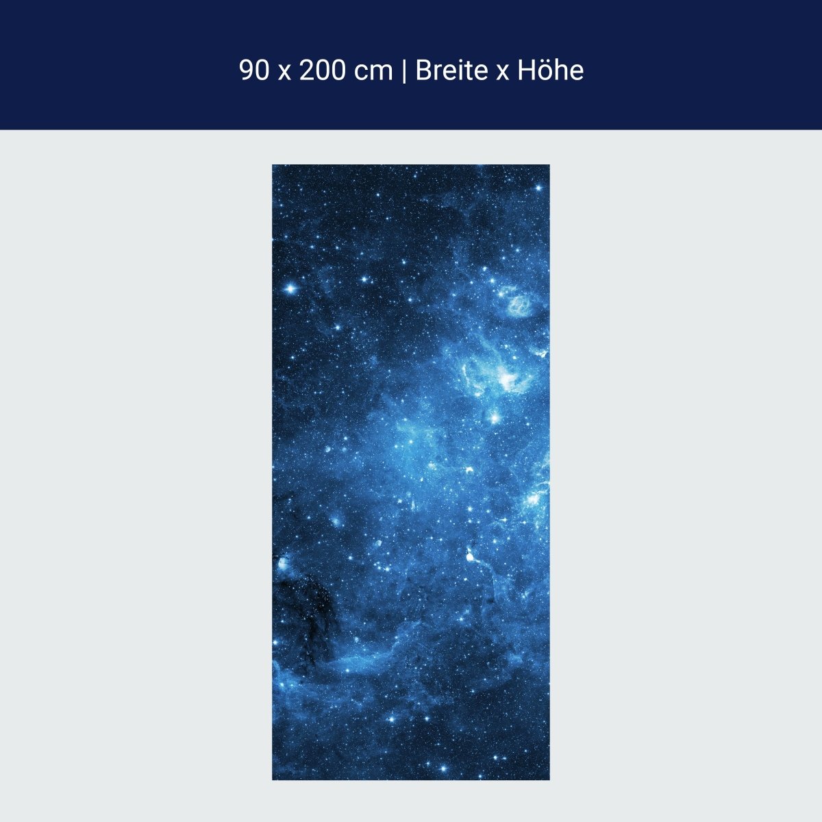 Door wallpaper starry nebula M0468