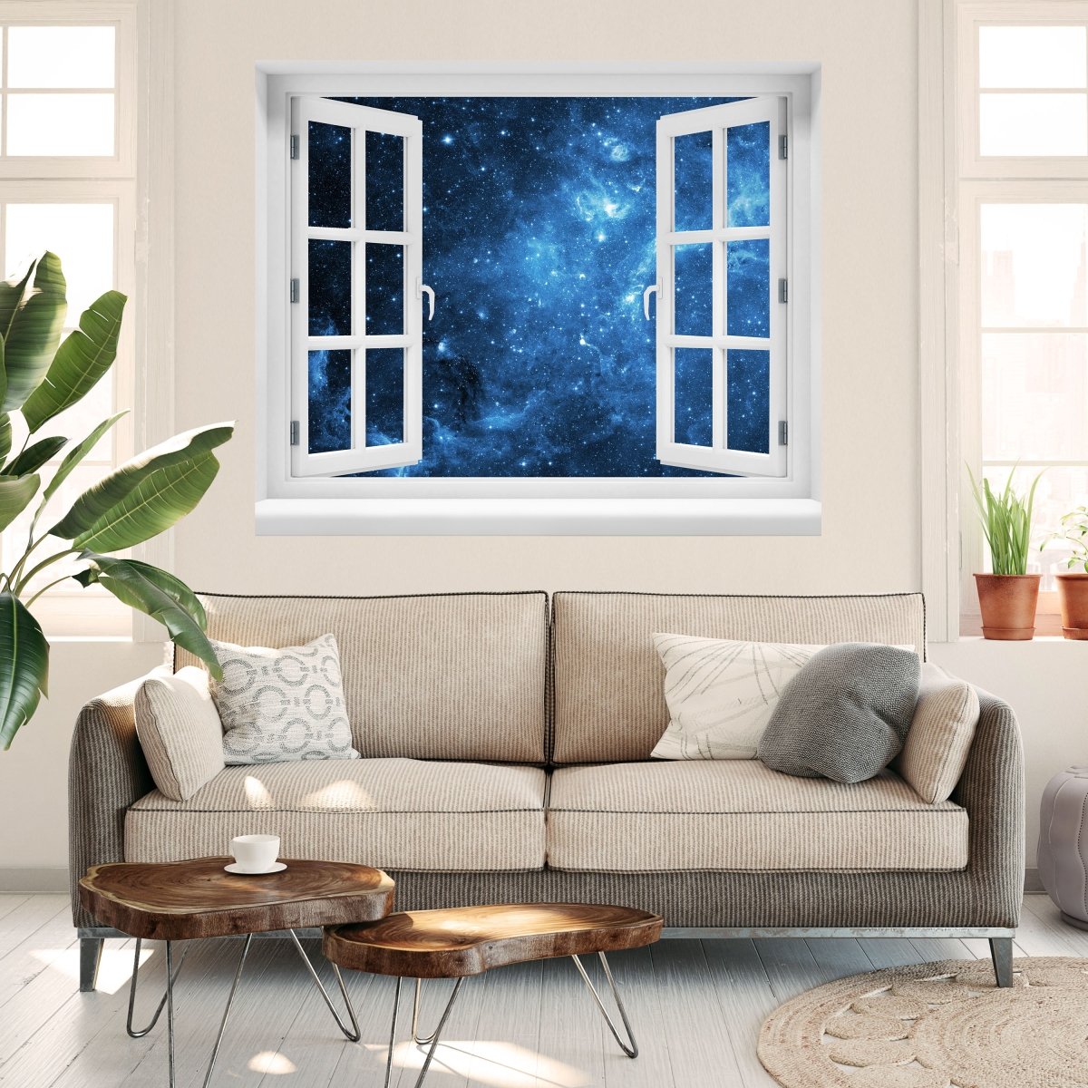 3D wall sticker starry nebula - wall decal M0468