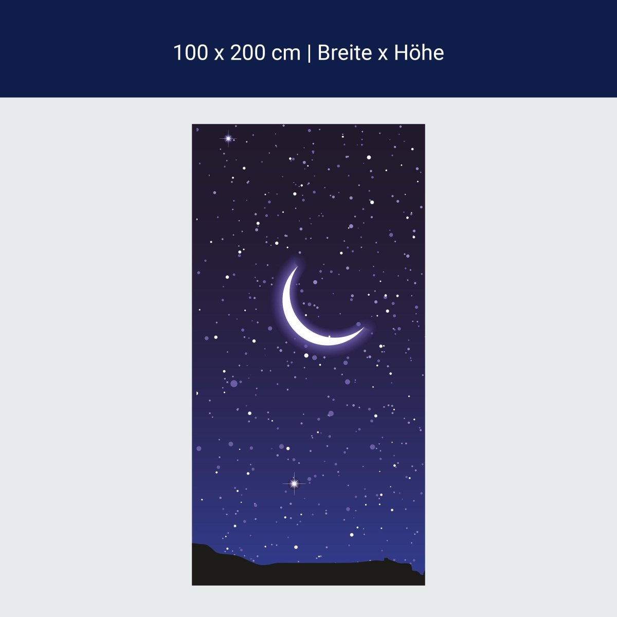 Duschwand Sternennacht M0470