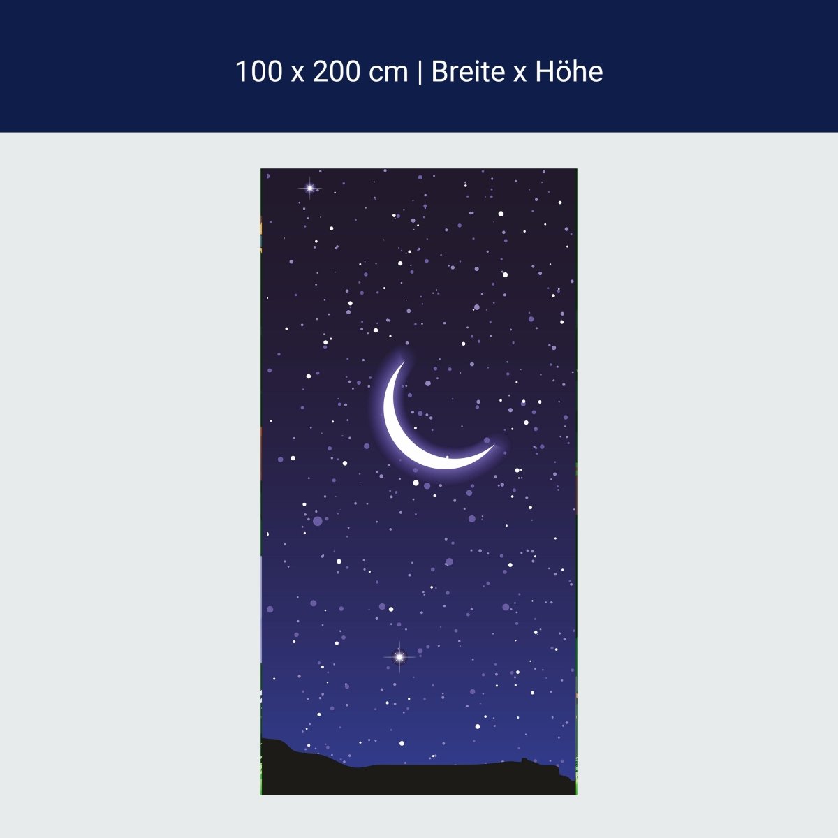 Türtapete Sternennacht M0470
