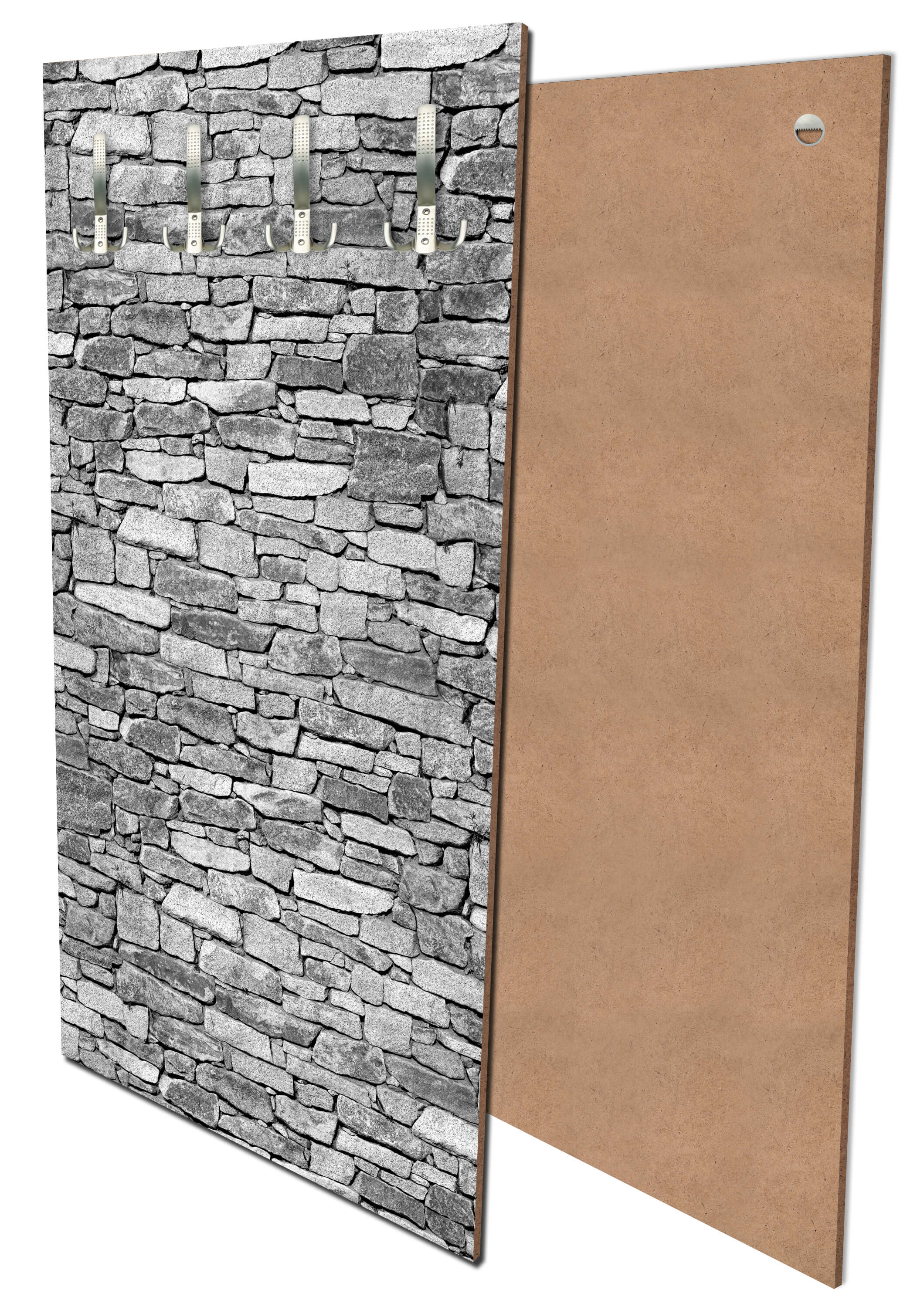 Garderobe Natursteinmauer Grau M0472 entdecken - Bild 1