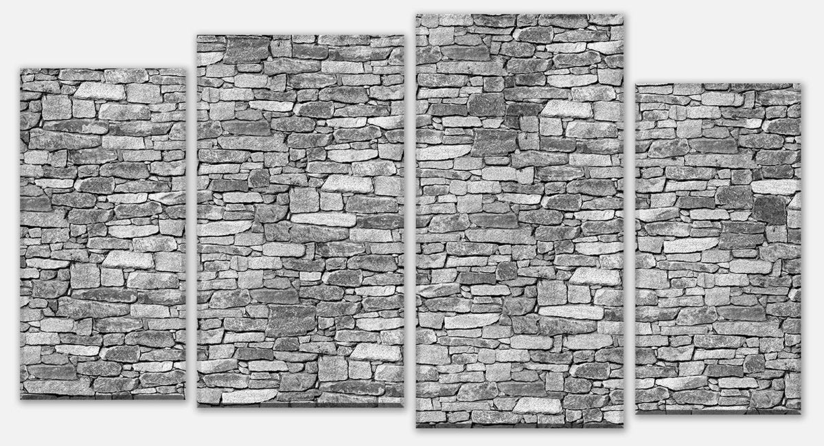 Châssis toile pierre naturelle mur gris M0472