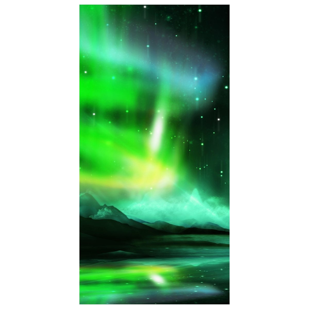 Türtapete Grünes Nordlicht M0475 - Bild 2