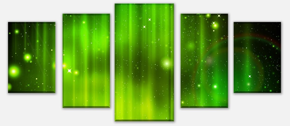 Leinwandbild Mehrteiler Grüner Nebel M0476 entdecken - Bild 1
