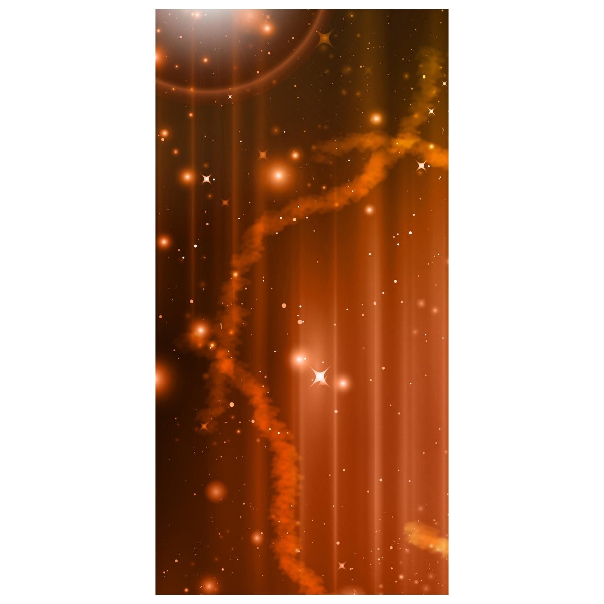 Türtapete Orangener Nebel M0477 - Bild 2