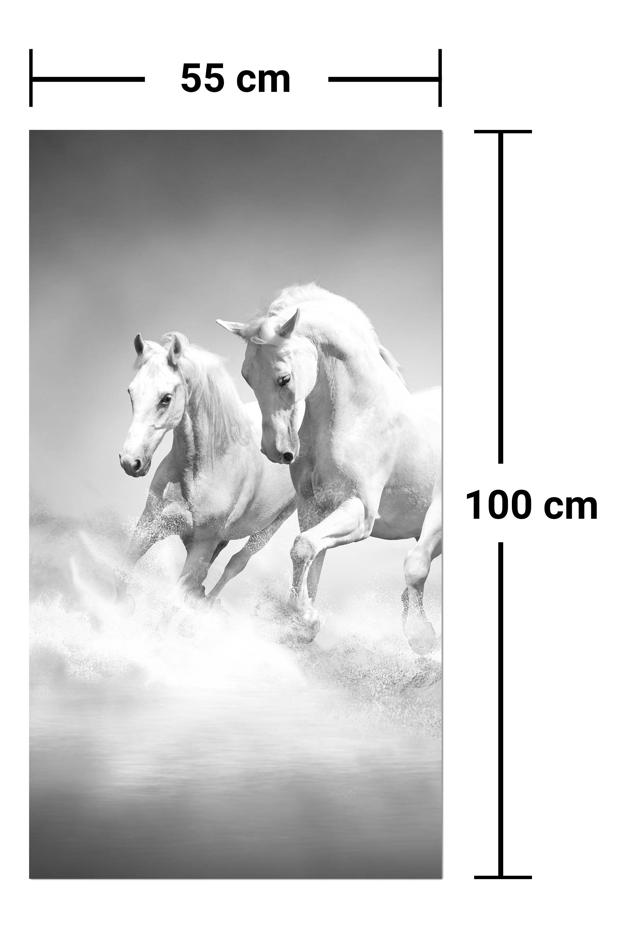 Garderobe weiße Traumpferde M0489 entdecken - Bild 7