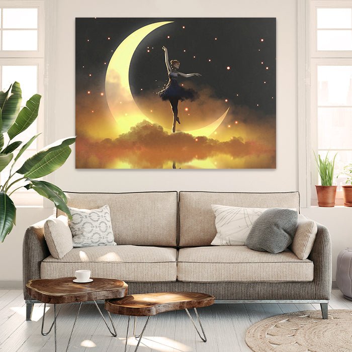 Leinwandbild Tänzerin Mond Querformat M0489 kaufen - Bild 2