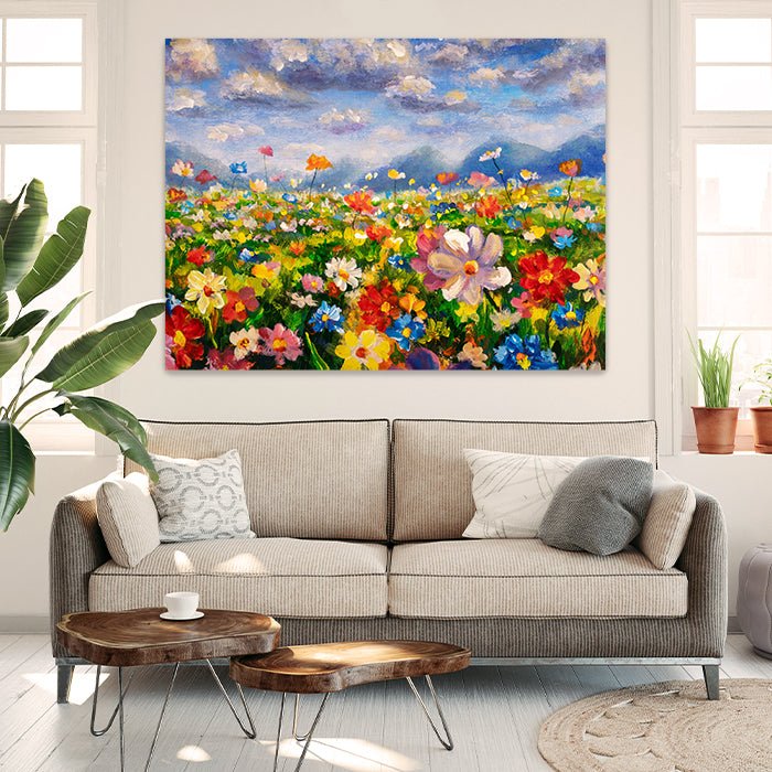 Leinwandbild Malerei Blumen Querformat M0490 kaufen - Bild 2