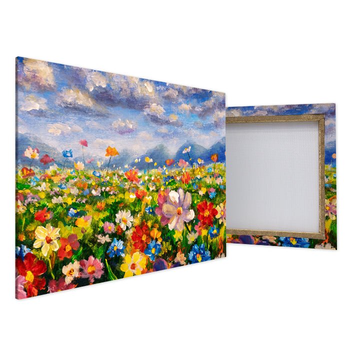 Leinwandbild Malerei Blumen Querformat M0490 kaufen - Bild 4