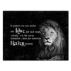 Tableau sur toile Il y a un lion dans tout le monde M0492