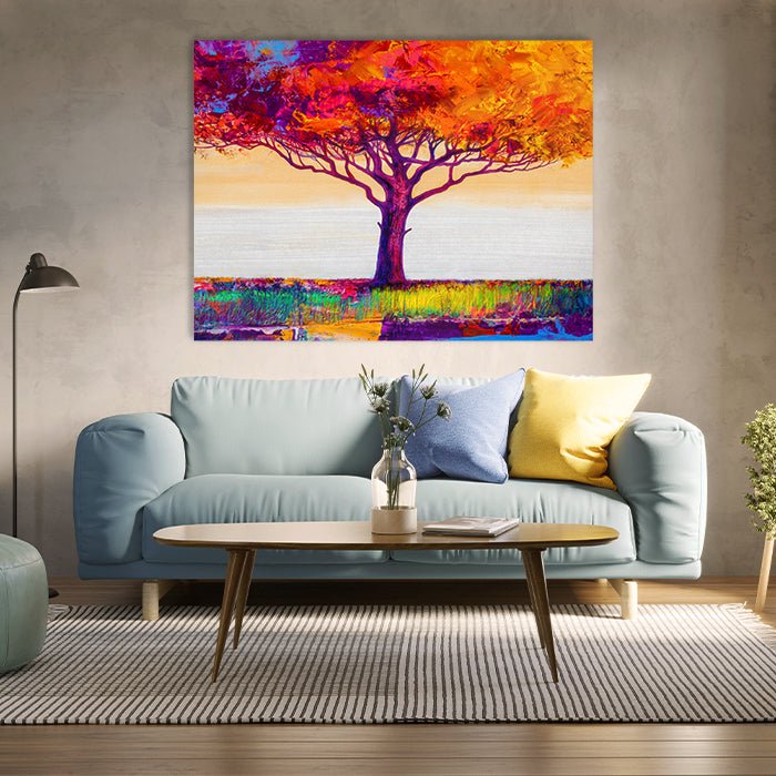 Leinwandbild Malerei Baum Querformat M0502 kaufen - Bild 3
