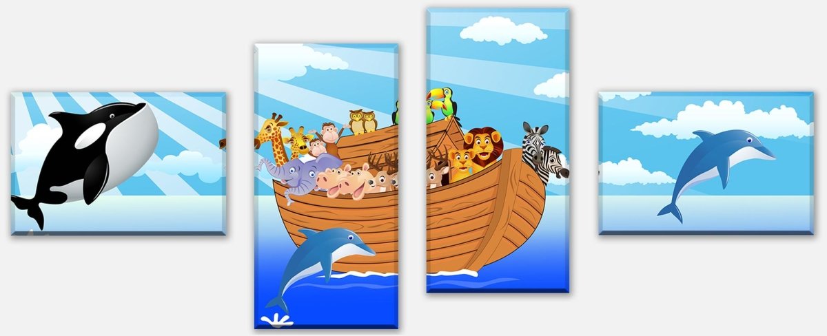 Canvas print Divider Noah's Ark M0503