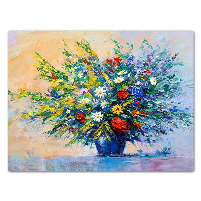 Leinwandbild Malerei Blumen Querformat M0506 kaufen - Bild 1