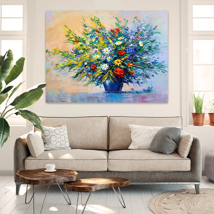 Leinwandbild Malerei Blumen Querformat M0506 kaufen - Bild 2