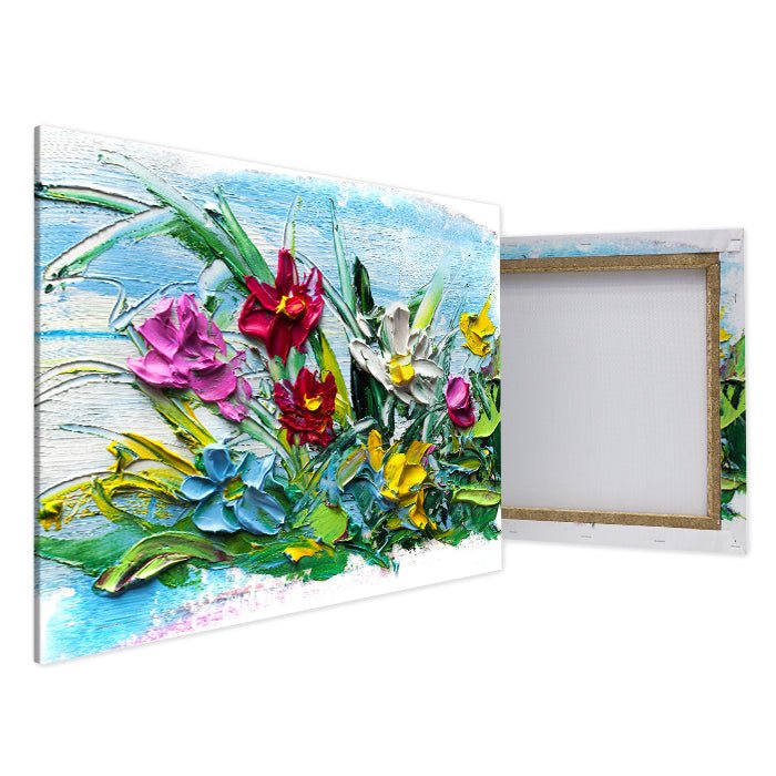 Leinwandbild Malerei Blumen Querformat M0507 kaufen - Bild 4