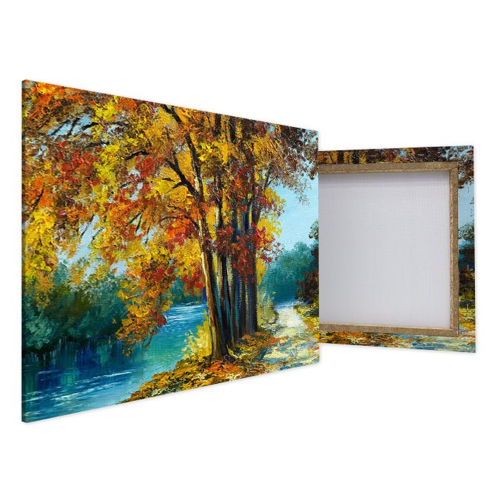 Leinwandbild Malerei Bäume Querformat M0510 kaufen - Bild 4