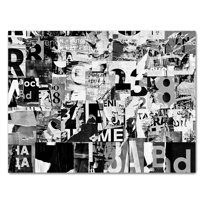 Leinwandbild Schwarz-Weiß Collage Querformat M0512 kaufen - Bild 1
