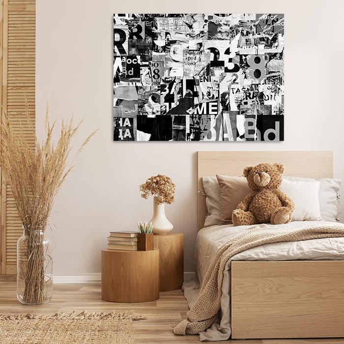 Leinwandbild Schwarz-Weiß Collage Querformat M0512 kaufen - Bild 2