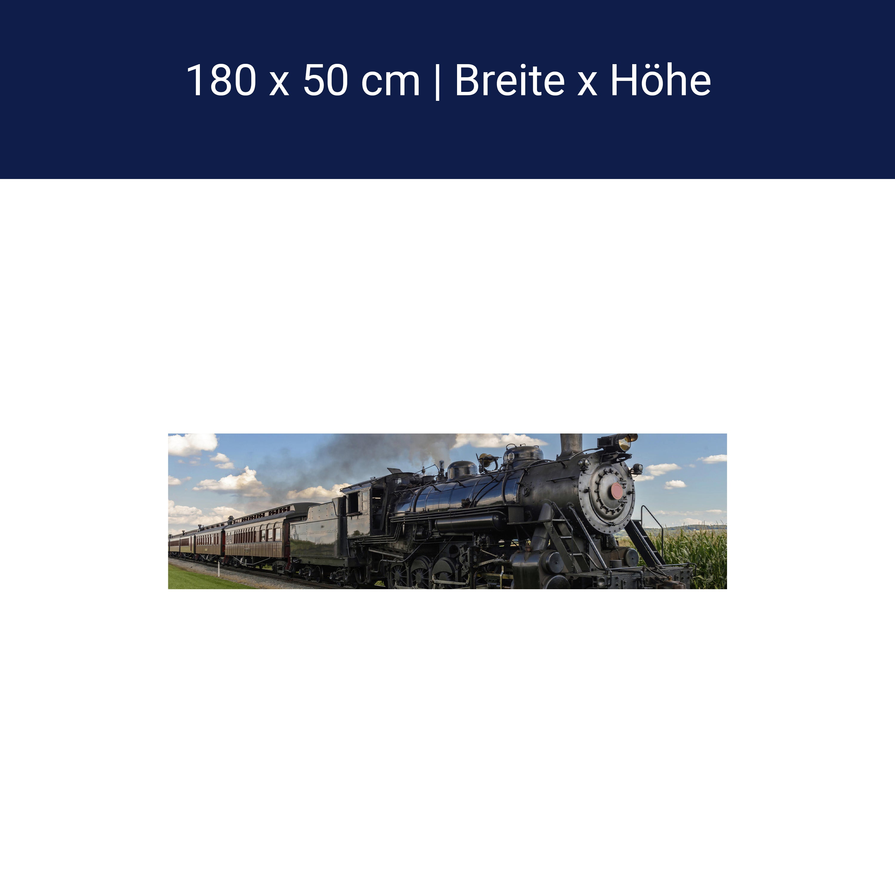 Crédence de cuisine Ancienne locomotive à vapeur M0516