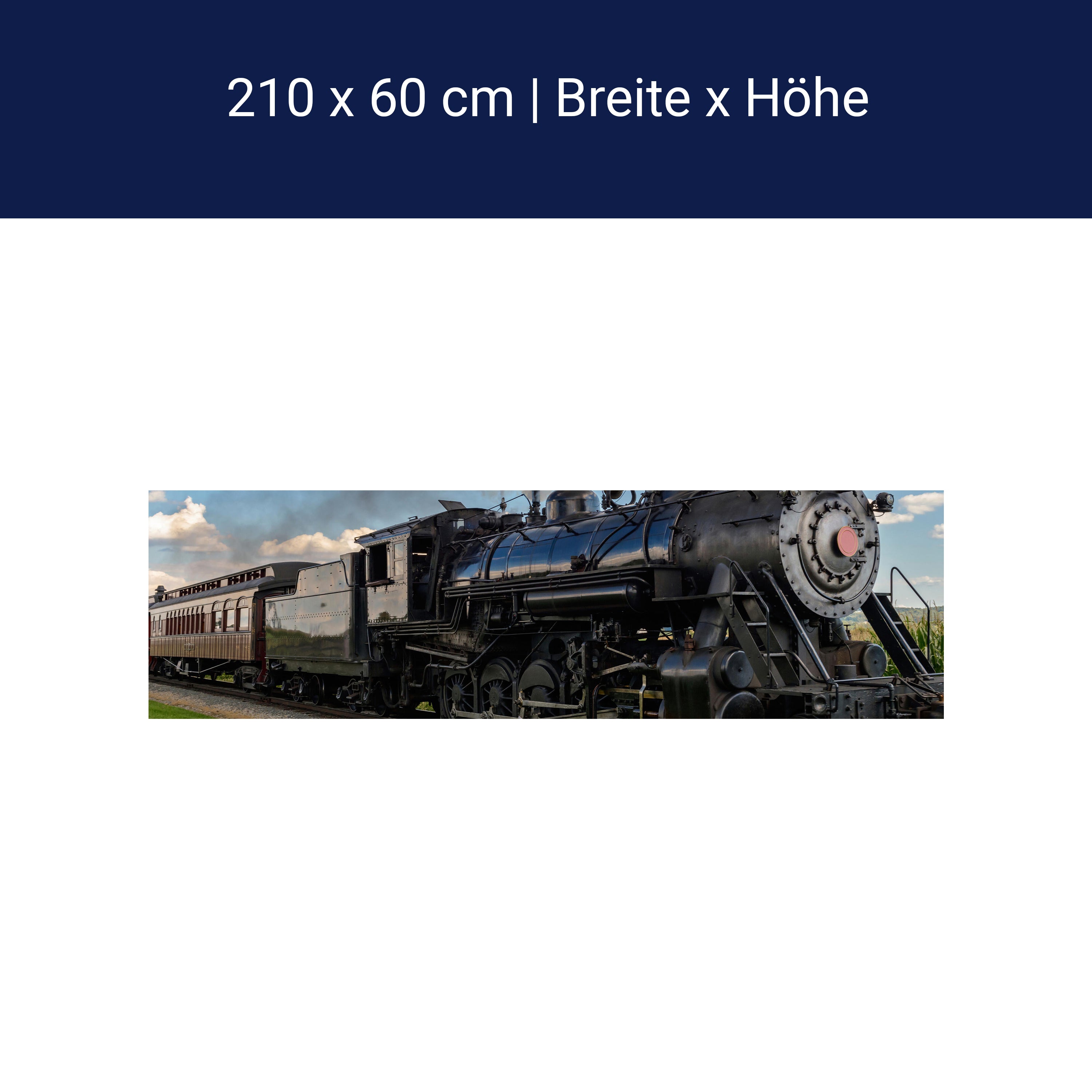 Crédence de cuisine Ancienne locomotive à vapeur M0516