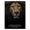Canvas Print Saying, There is a lion in everyone M0517