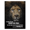 Canvas Print Saying, There is a lion in everyone M0519