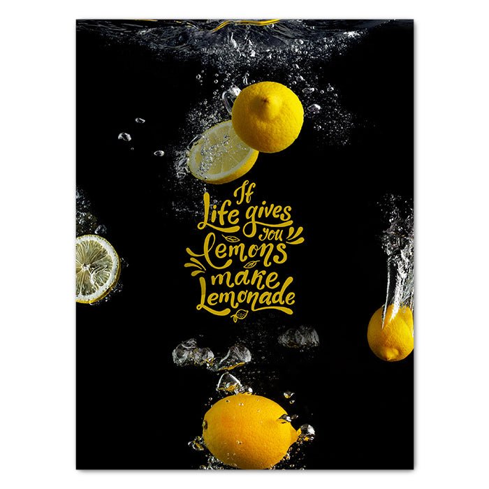 Leinwandbild Make Lemonade Hochformat M0525 kaufen - Bild 1