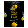 Canvas Print Quote Make Lemonade M0525