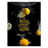 Leinwandbild Spruch, Make Lemonade M0525