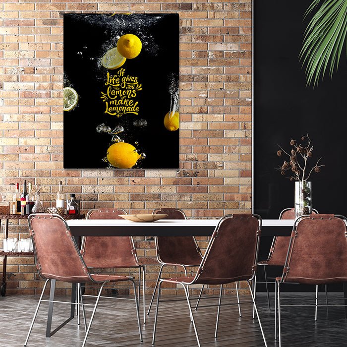 Leinwandbild Make Lemonade Hochformat M0525 kaufen - Bild 2