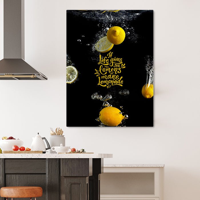 Leinwandbild Make Lemonade Hochformat M0525 kaufen - Bild 3