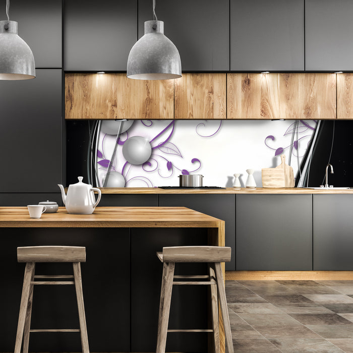 Küchenrückwand elegante Kugeln abstrakt M0527 entdecken - Bild 1