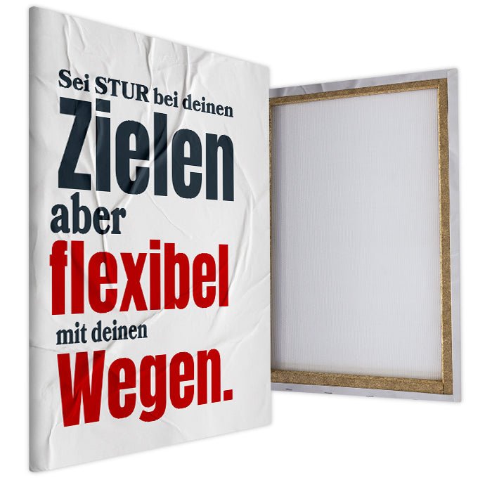 Leinwandbild Flexible Wege Hochformat M0527 kaufen - Bild 4