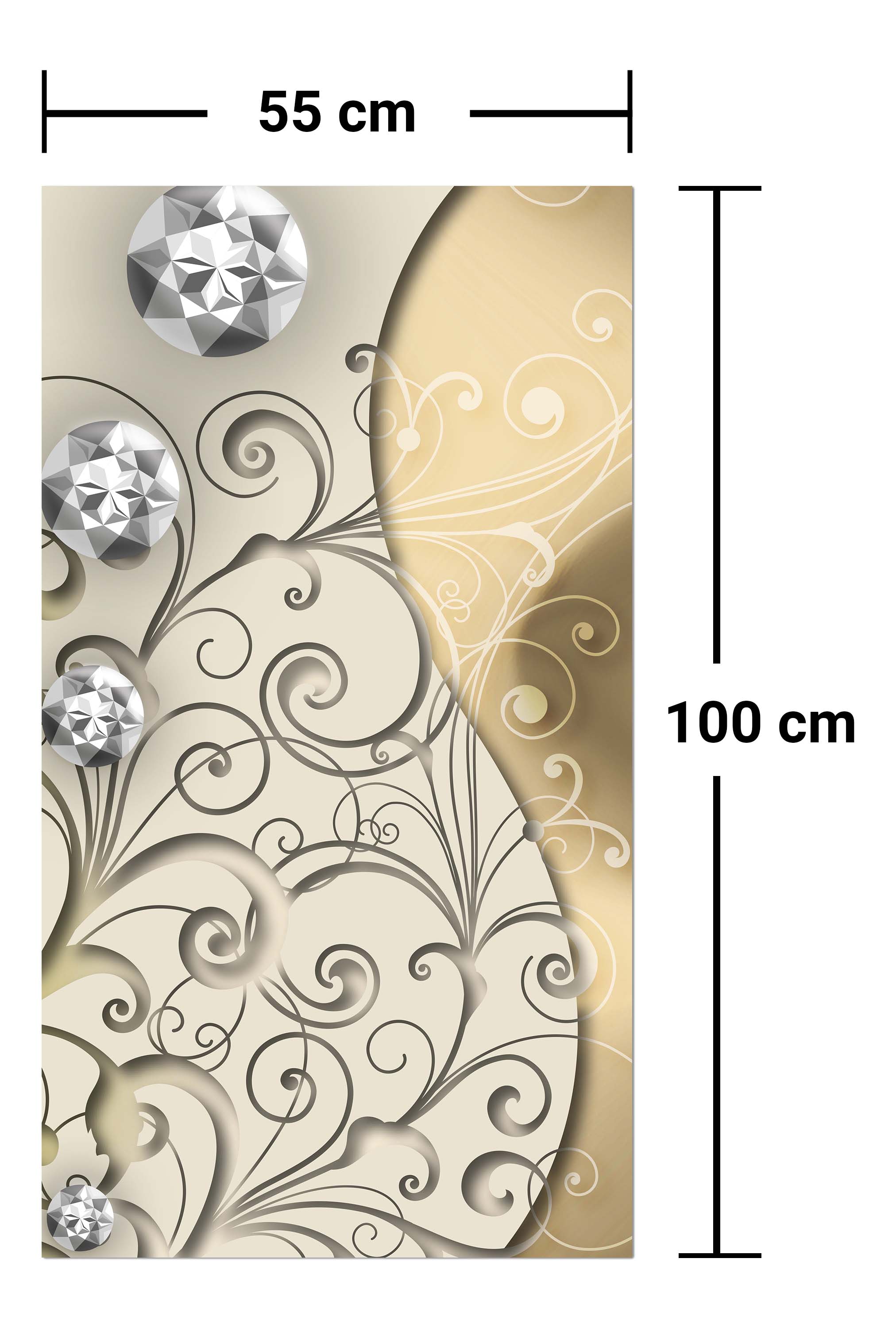 Garderobe elegante Diamanten abstrakt M0528 entdecken - Bild 7
