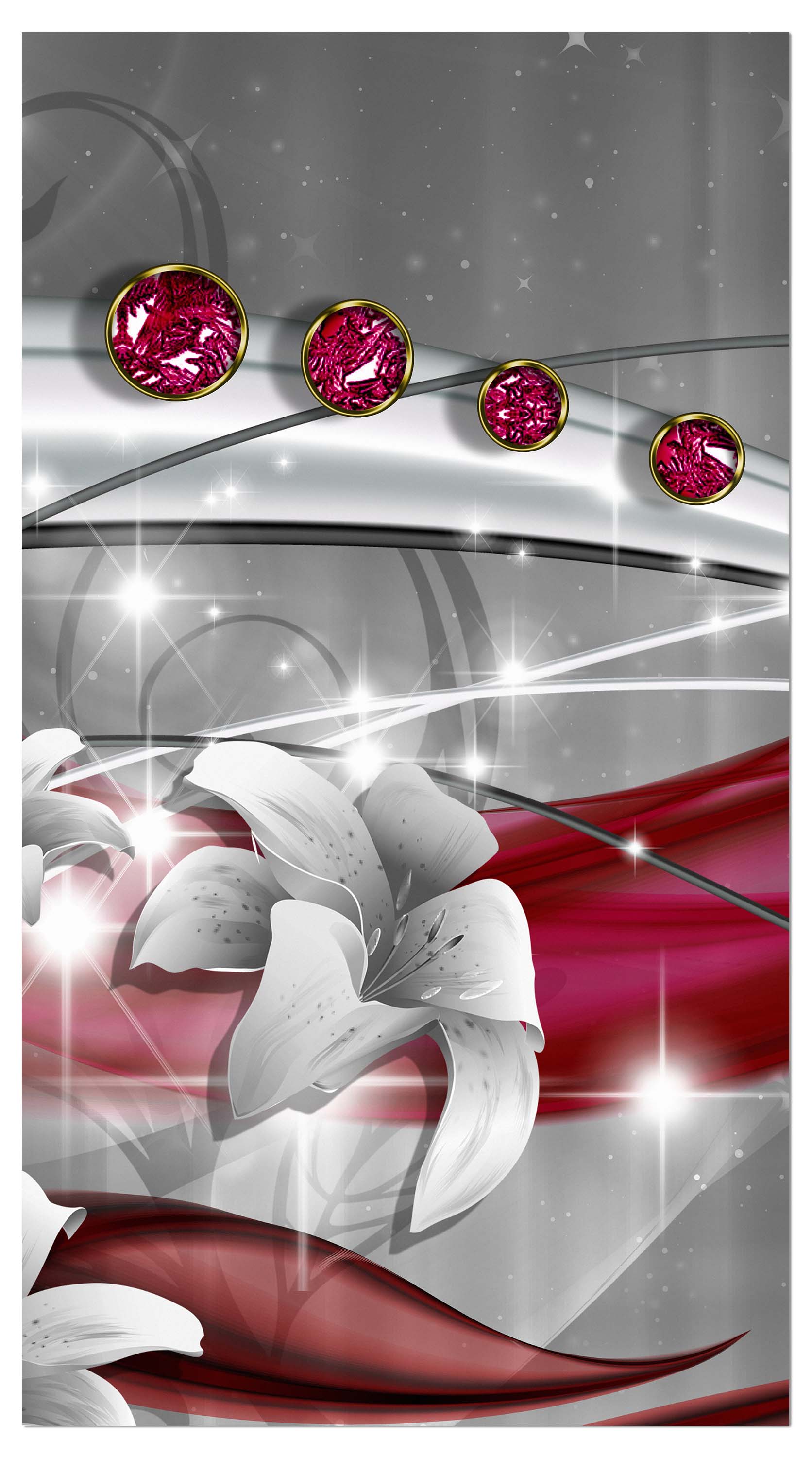 Garderobe Abstrakt Diamant Lilie M0530 entdecken - Bild 4