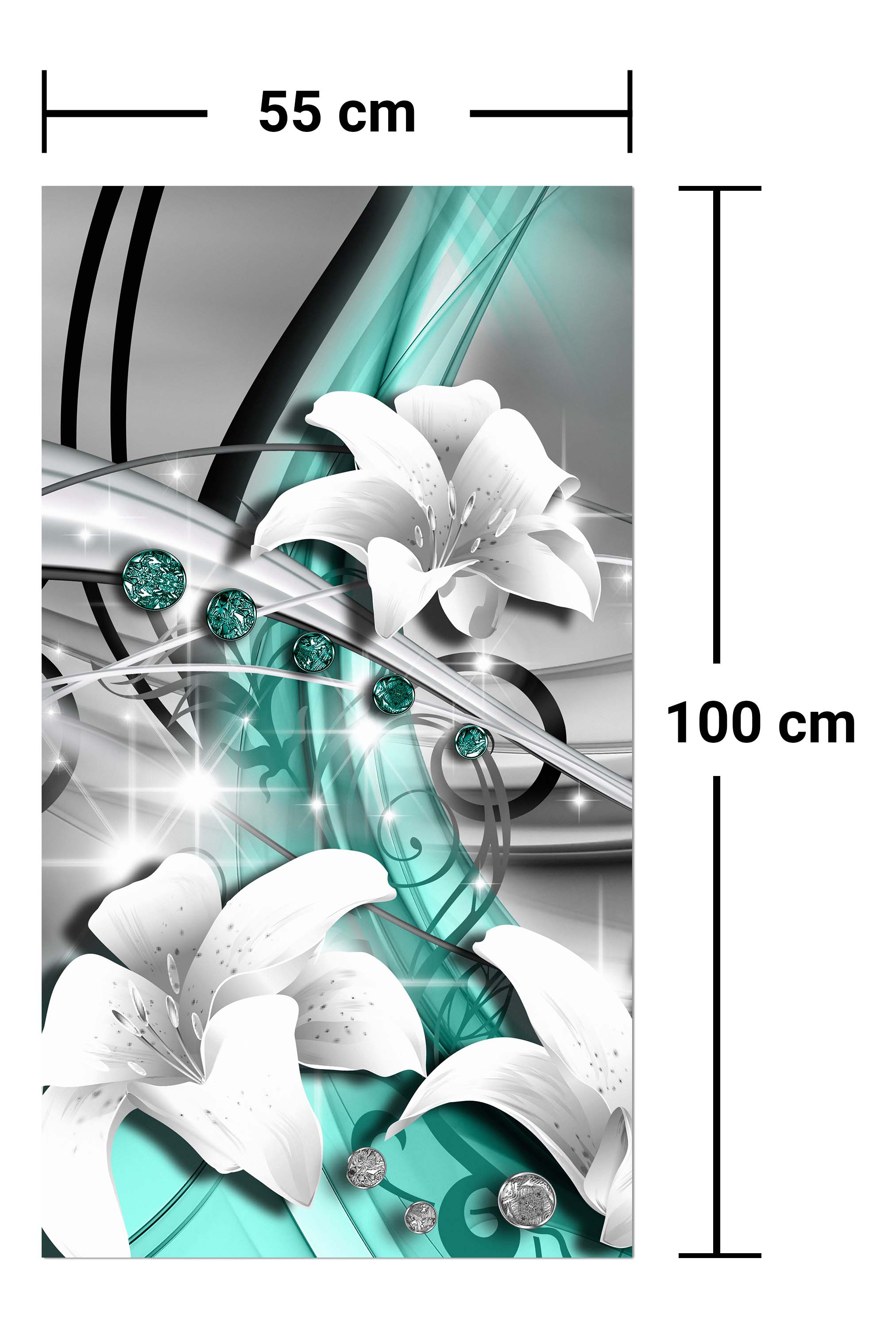 Garderobe Diamant Lilie grün M0532 entdecken - Bild 7
