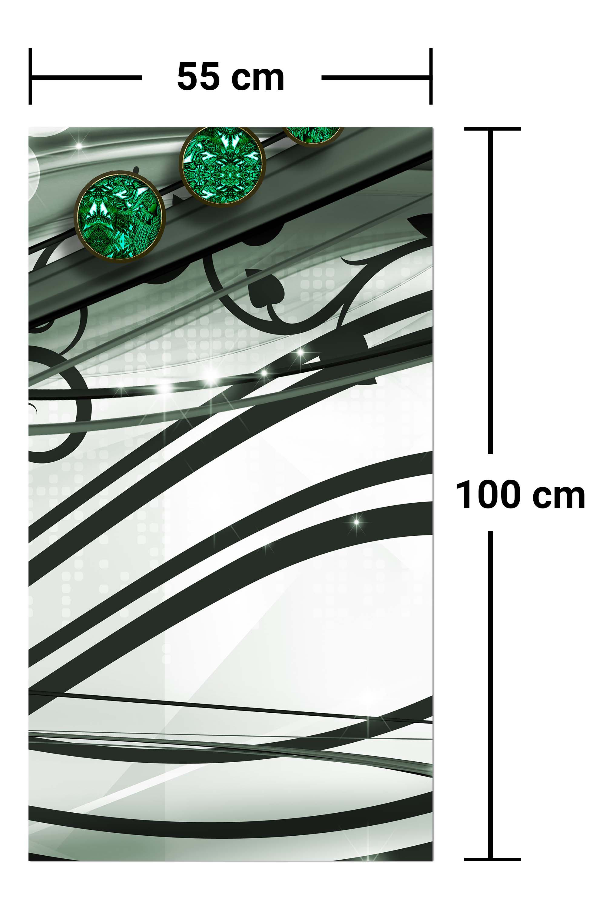 Garderobe Ranken Diamant grün M0538 entdecken - Bild 7