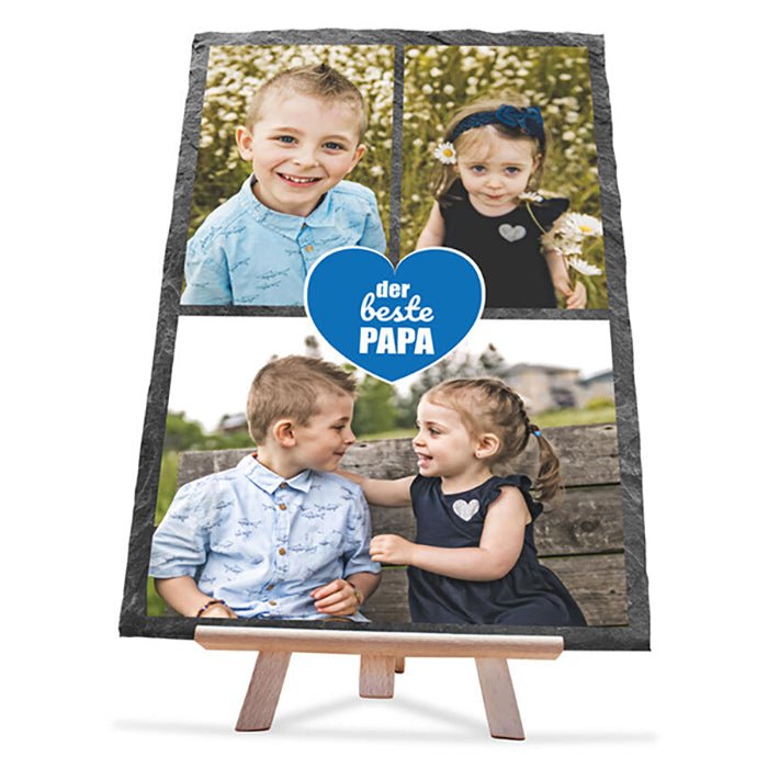 Schiefertafel Bester Papa M0550 - Bild 1