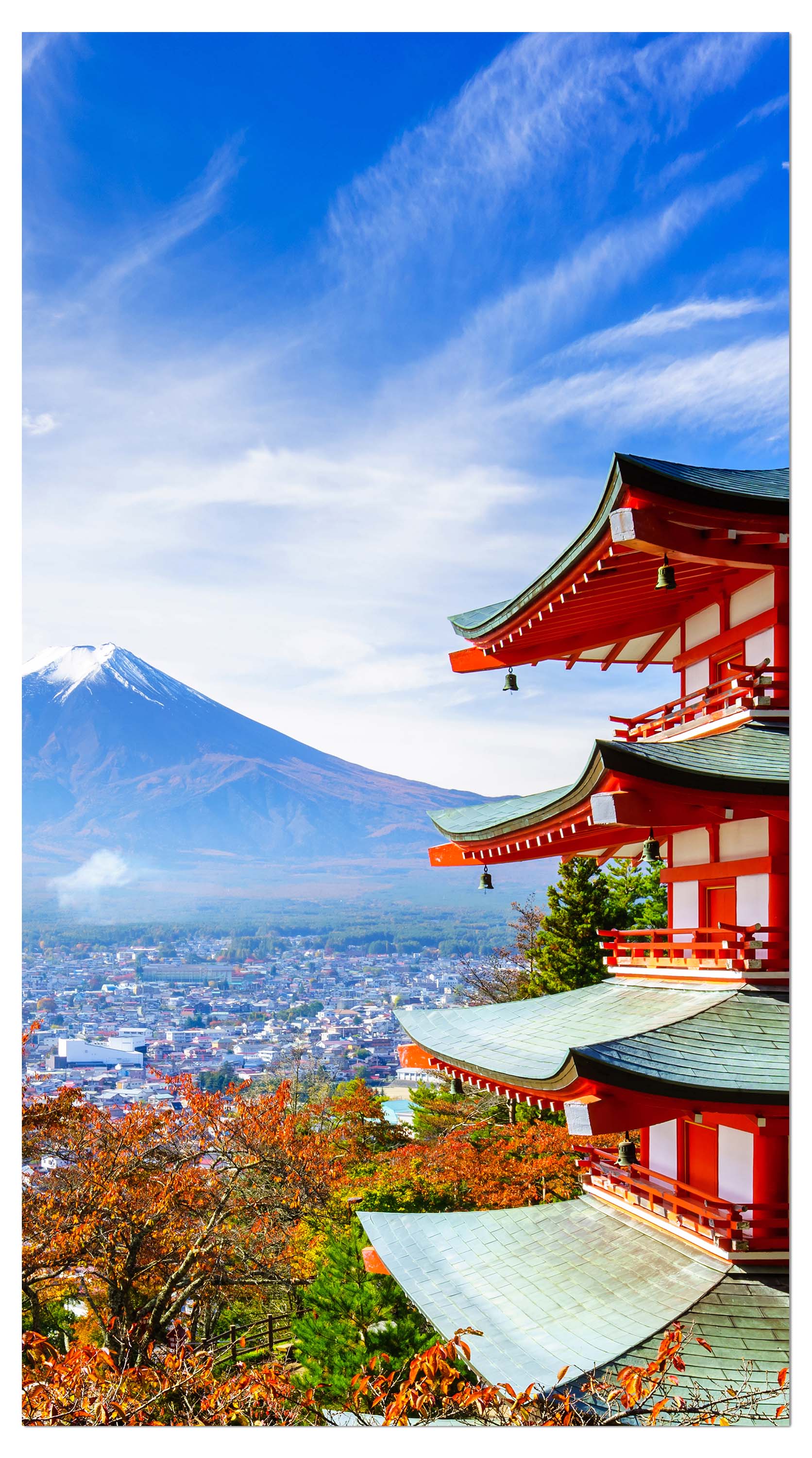 Garderobe Mount Fuji-Chureito Pagoda M0552 entdecken - Bild 4