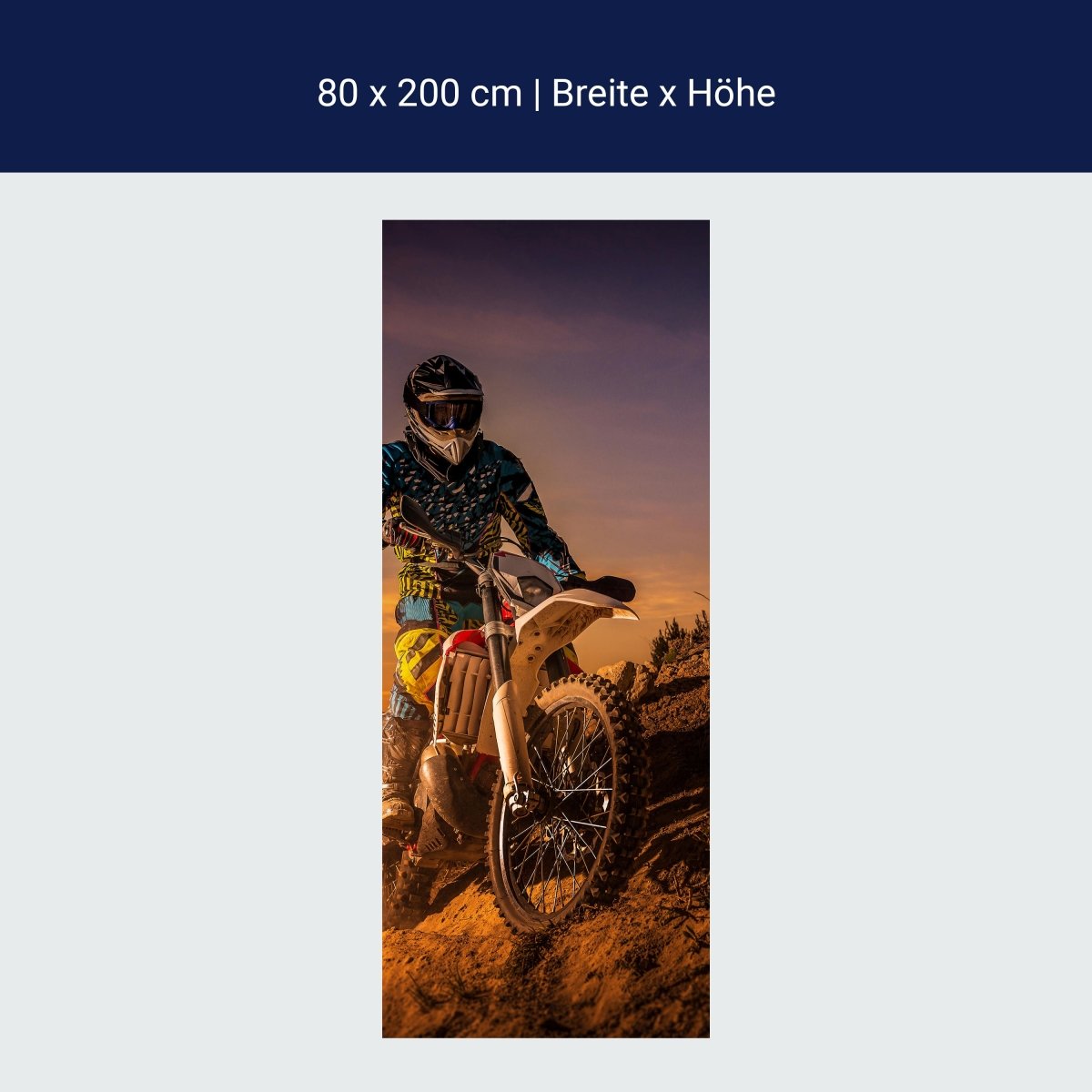 Türtapete Extreme Biker M0556