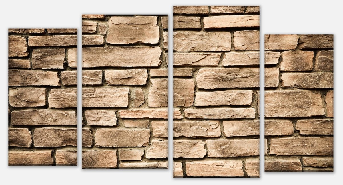 Tableau sur toile Mur de pierre diviseur M0565