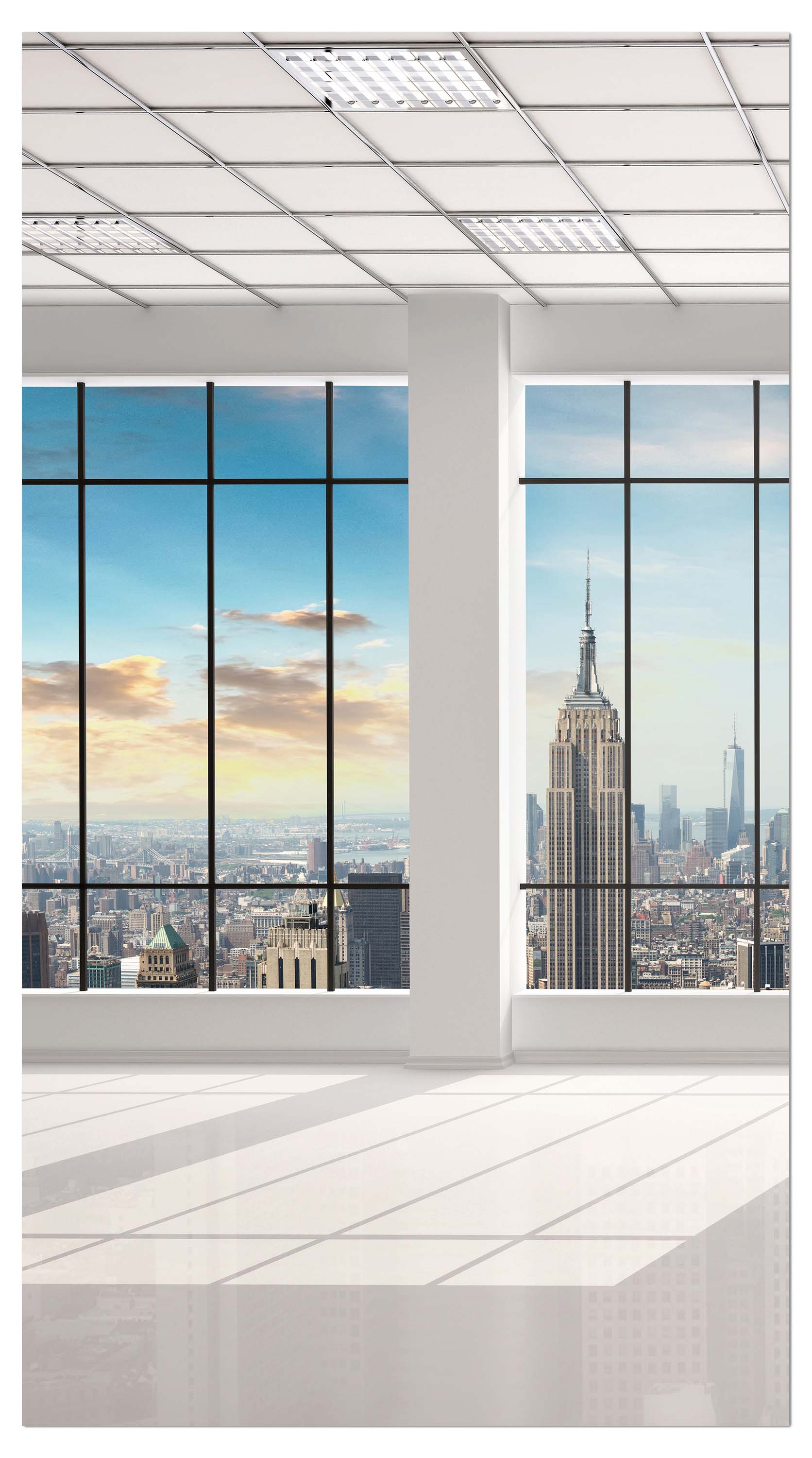 Garderobe Manhattan Blick von einem leeren Büro M0573 entdecken - Bild 4