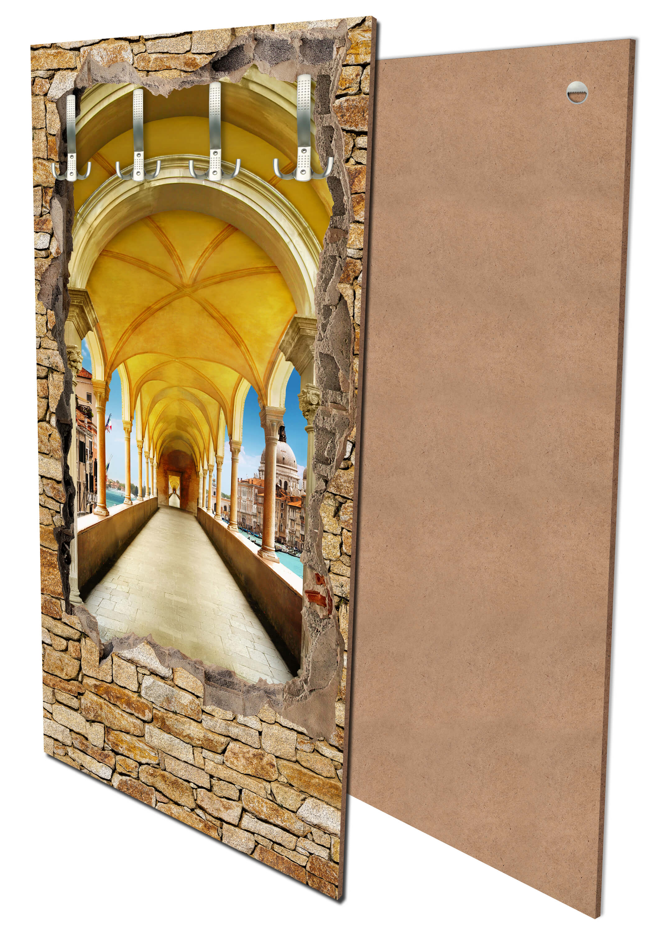 Garderobe Mauerloch mit Tunnel M0574 entdecken - Bild 1
