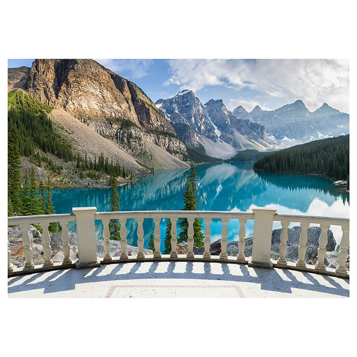 Fototapete Blick vom Balkon - Rocky Mountains Kanada M0605 - Bild 2