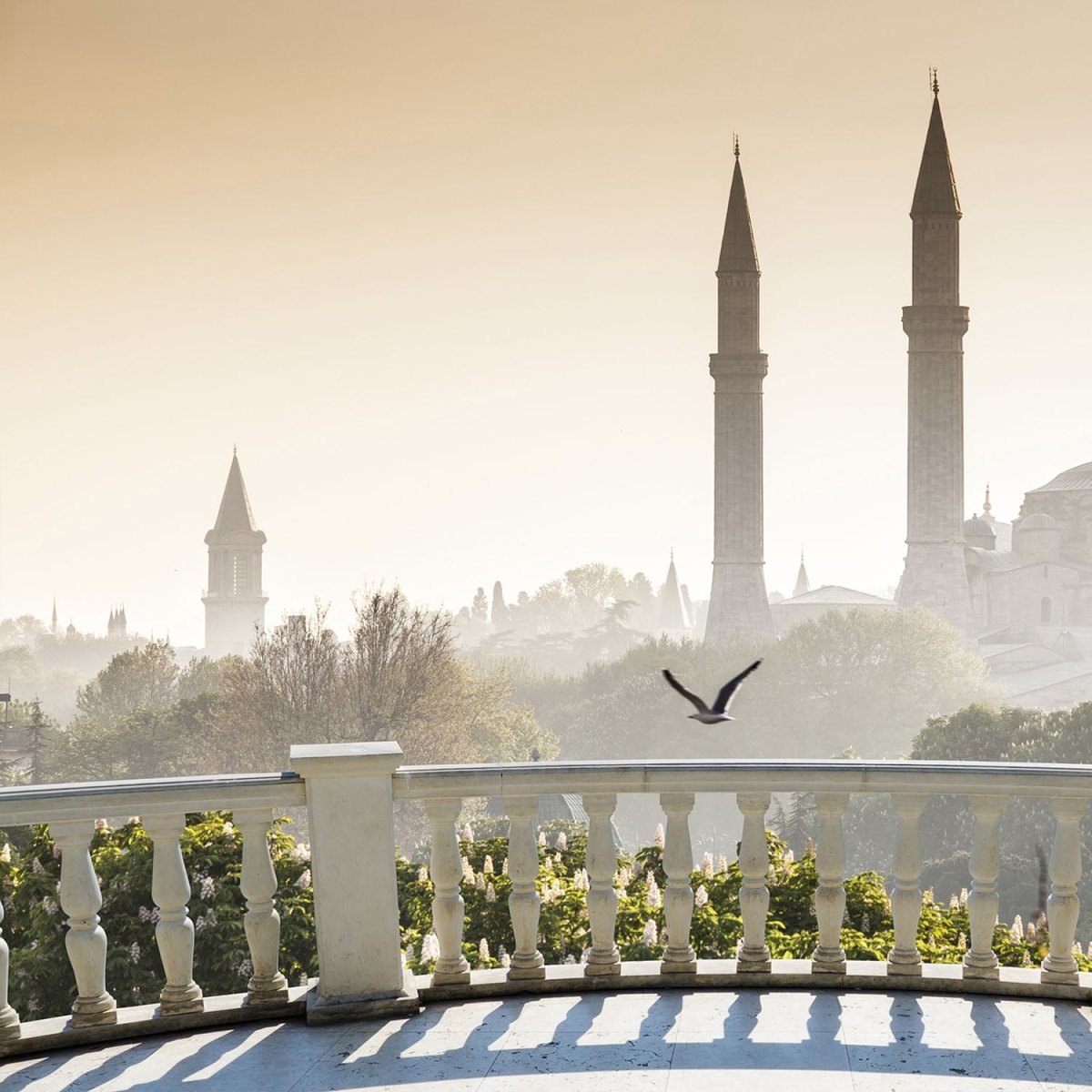 Beistelltisch Blick vom Balkon - Istanbul Blaue Moschee M0606 entdecken - Bild 2