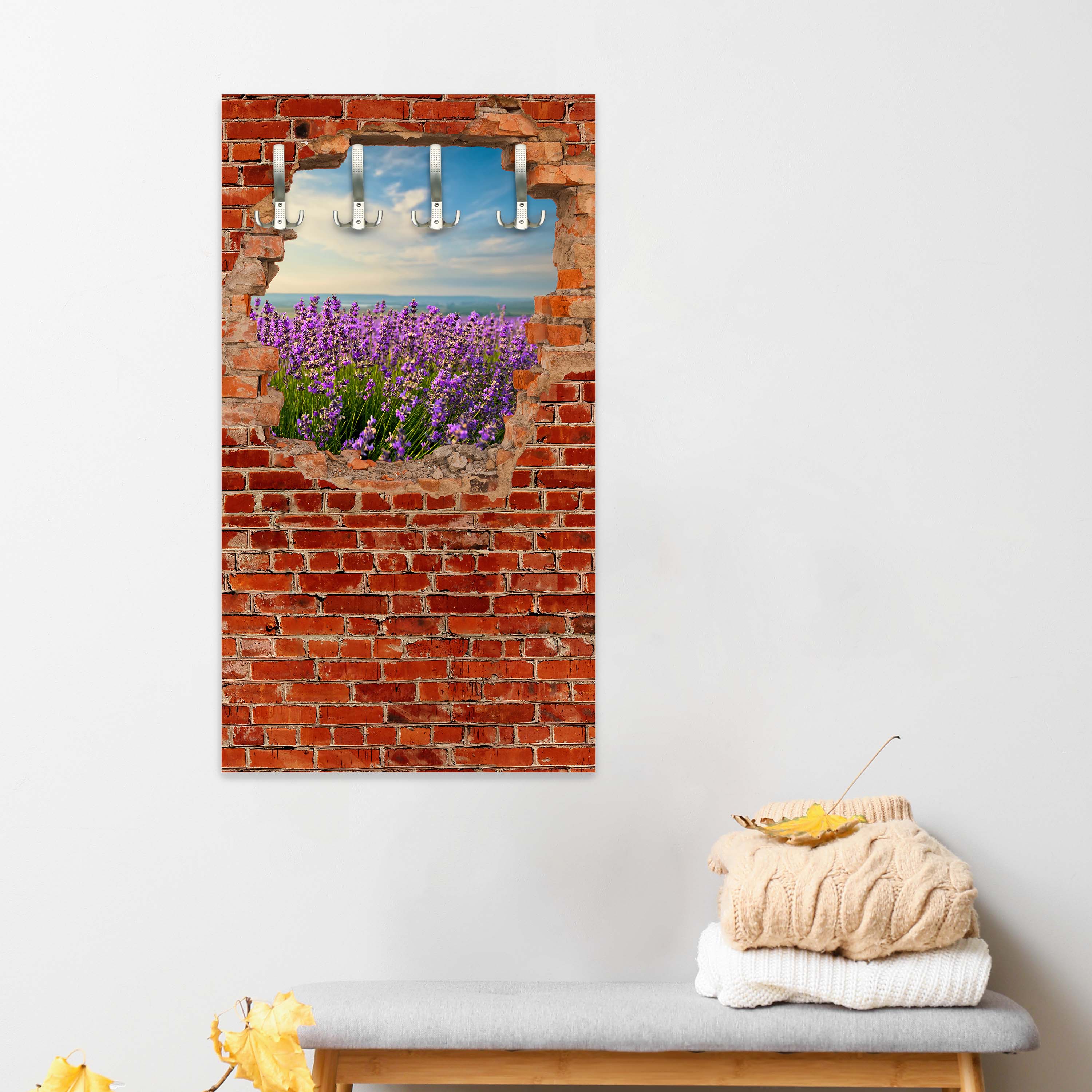 Garderobe Lavendel - Roter Backstein M0615 entdecken - Bild 6