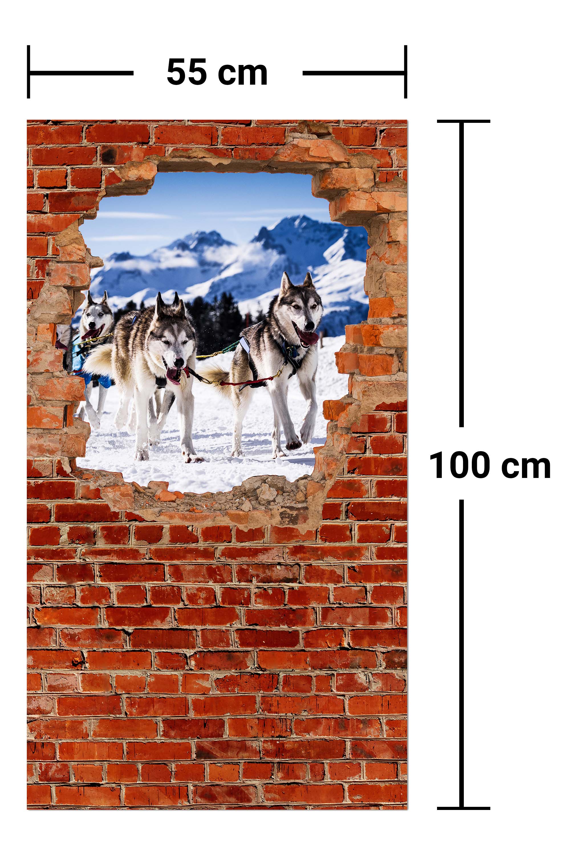 Garderobe Schlittenhunde in Racing - Roter Backstein M0685 entdecken - Bild 7