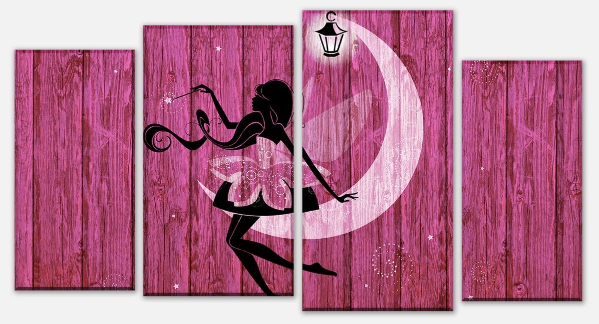 Stretched canvas print Portrait of a beautiful fairy M0690
