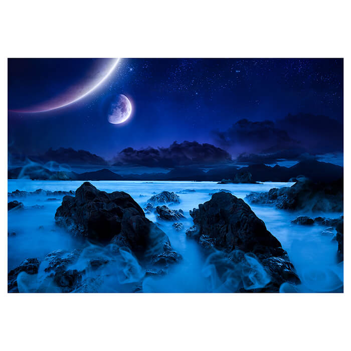 Fototapete Landschaft der Küste in der Nacht M0696 - Bild 2