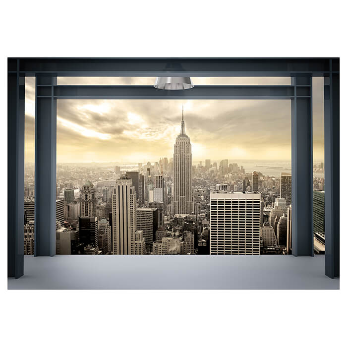 Fototapete Blick aus dem Fenster von New York M0698 - Bild 2